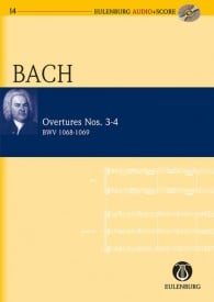 Bach: Overtures Nos. 3-4 BWV 1068-1069 (Study Score + CD) published by Eulenburg